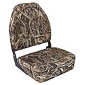 Wise Wise 8WD617PLS-728 High Back Camo Boat Seat; Mossy Oak Shadowgrass 8WD617PLS-728